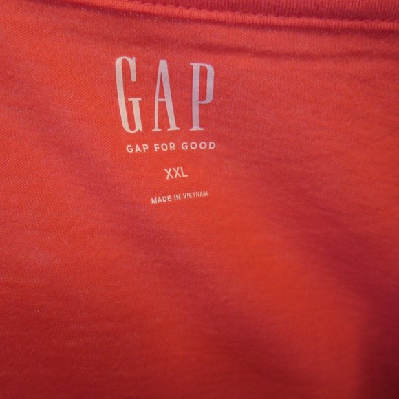 GAP: Coral GAP Logo T-Shirt - Picture 2 of 2